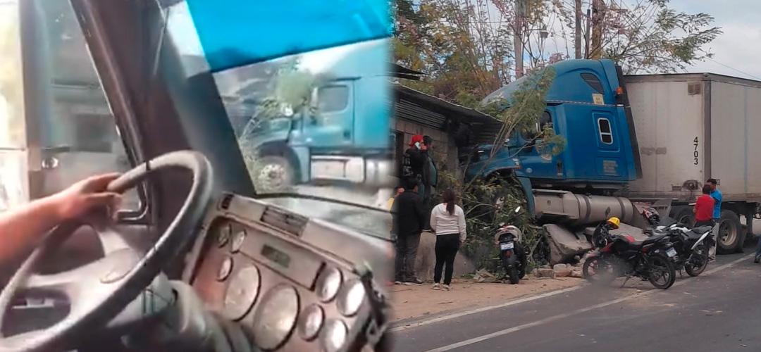 Tráiler se empotra contra una vivienda en ruta al Atlántico