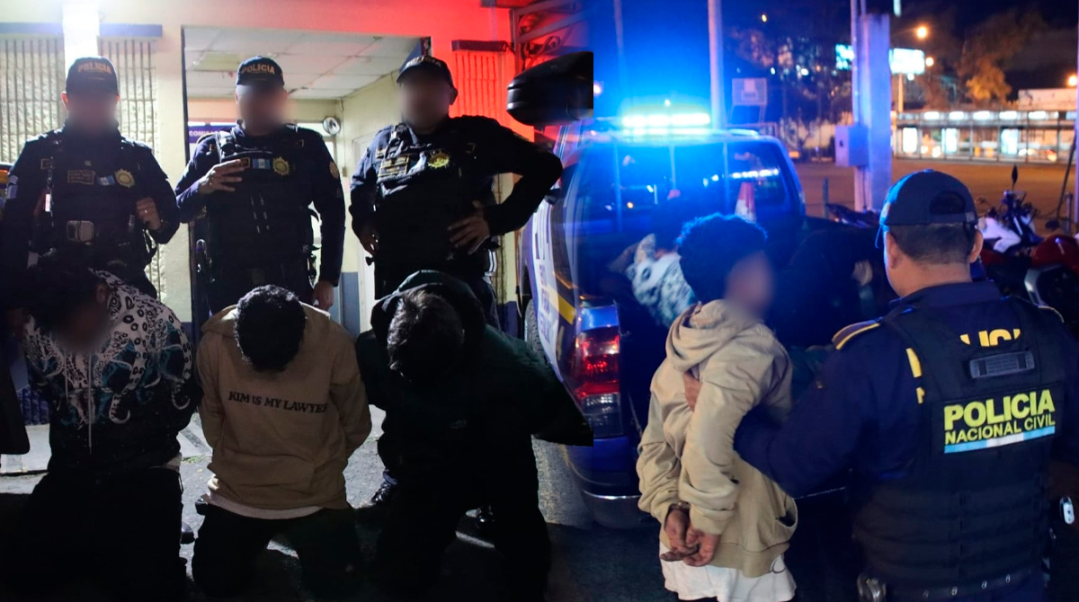 Operativo permite la capturan de tres robacelulares en zona 11