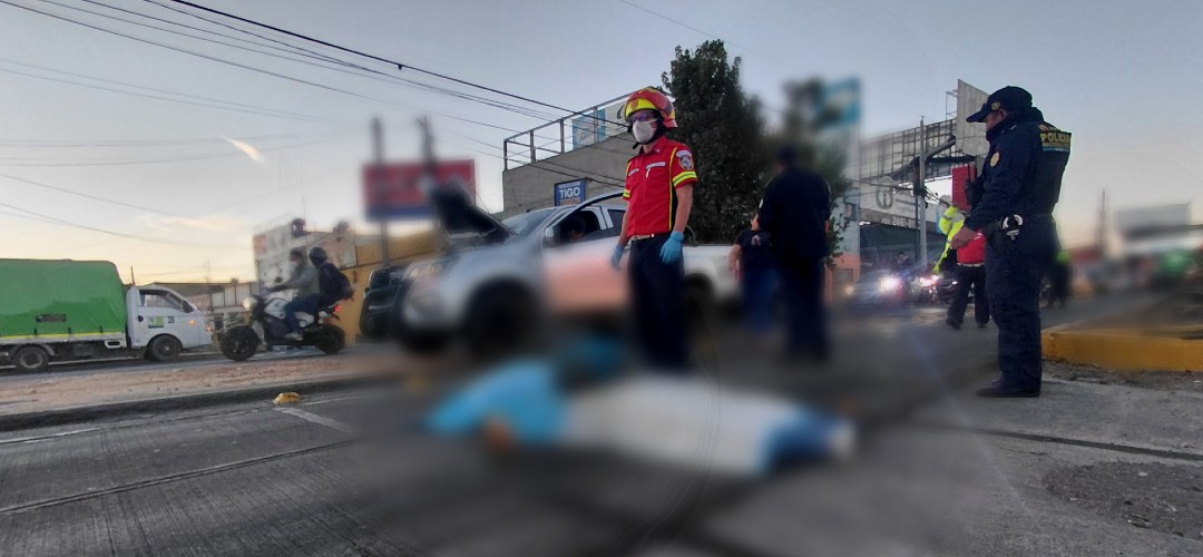 Hombre pierde la vida tras accidente en Calzada Aguilar Batres  