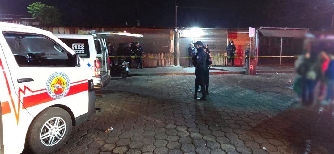 Ataque armado deja un hombre fallecido en terminal de buses de Antigua Guatemala