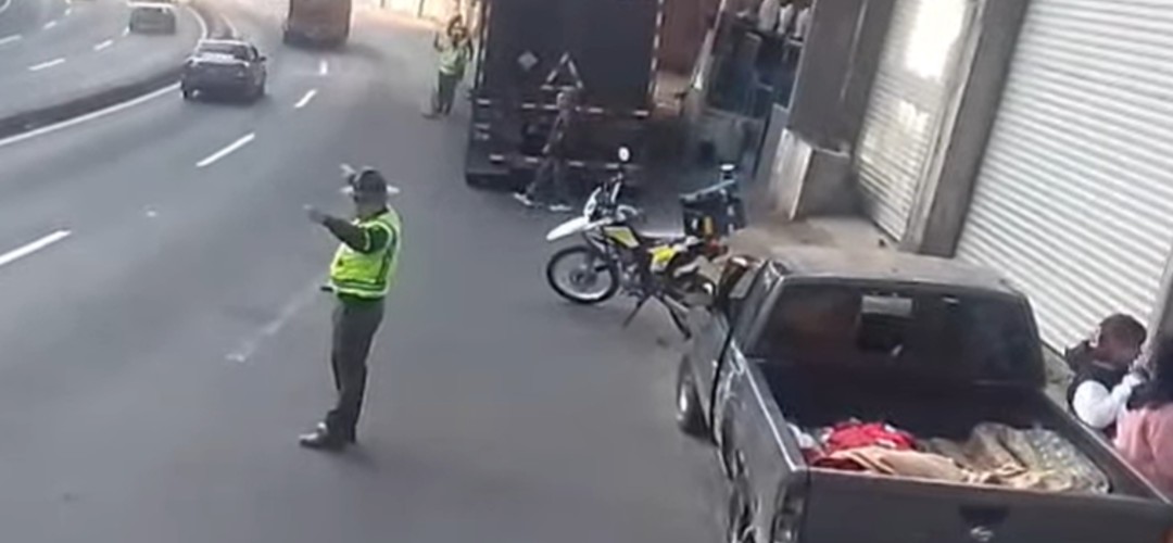 Precaución: Hecho de tránsito se registra en la ruta al Pacífico