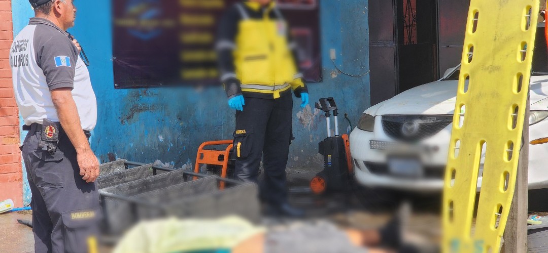 Ataque armado en carwash de zona 12 deja un fallecido y un herido