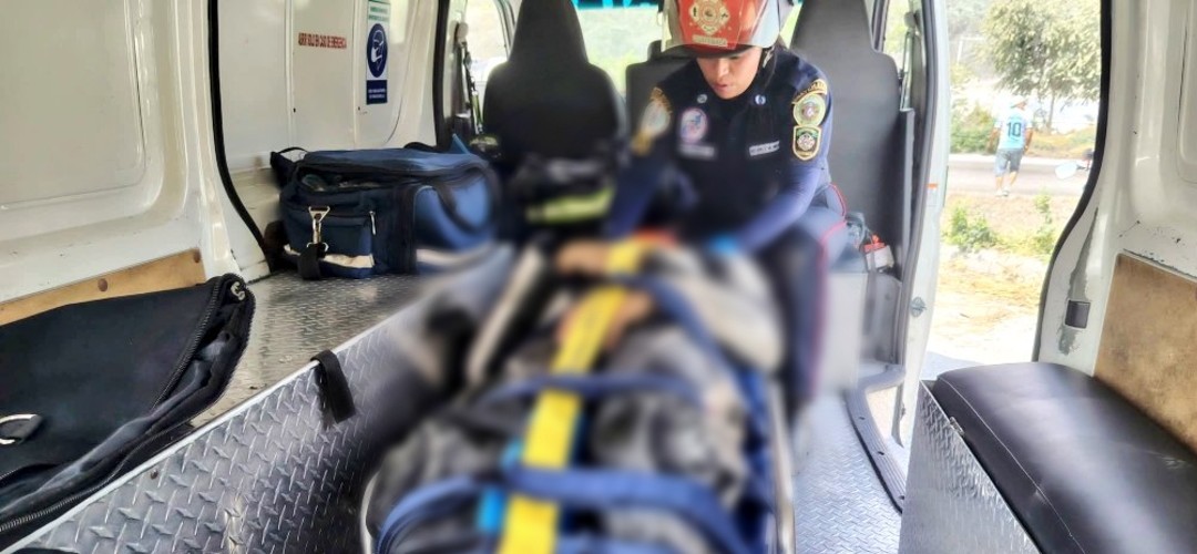 Colisión de motocicletas deja a persona herida en ruta al Atlántico