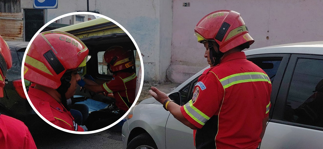 Delincuentes atacan a conductora atrapada en el tránsito en zona 12