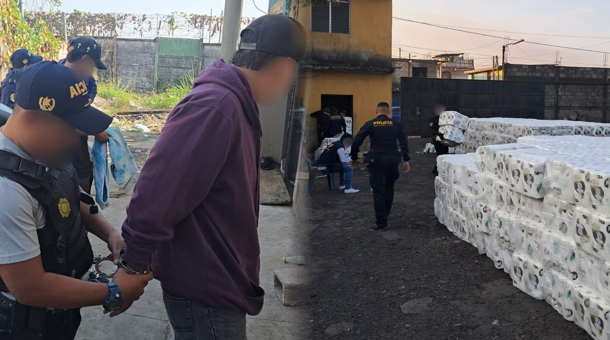 Encuentran cargamento de papel higiénico robado en Escuintla