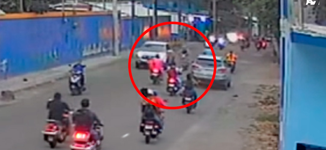 Revelan momento de múltiple colisión en El Salto Escuintla