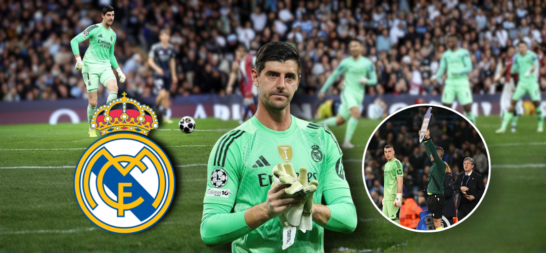 Courtois sufre lesión ¿Queda fuera de la Champions League?