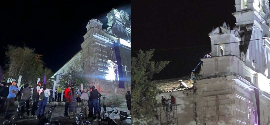 Sacristán sufre caída desde campanario en Baja Verapaz