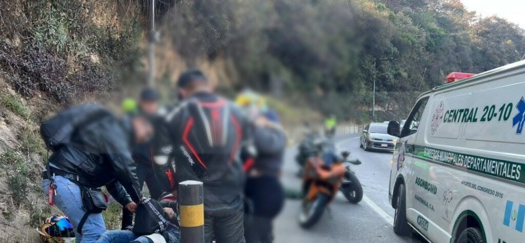 Mujer sufre accidente de tránsito en ruta Interamericana