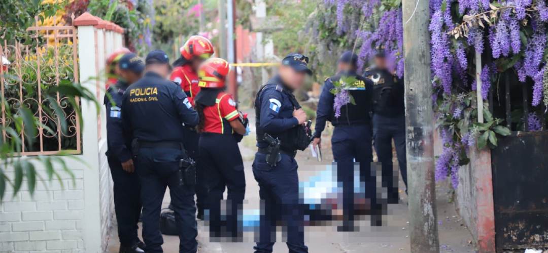 Ataque a balazos en zona 7 deja un hombre fallecido en plena vía pública