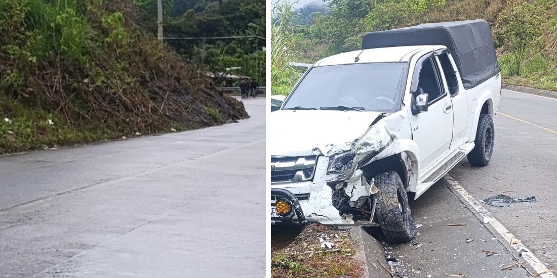 Reportan doble colisión en Tamahú, Alta Verapaz