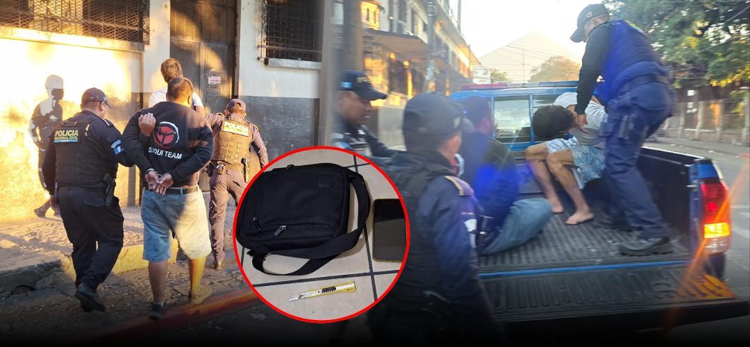 Detienen a dos presuntos motoladrones en Escuintla; uno salió de prisión hace menos de 48 horas