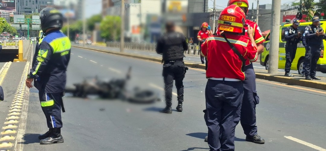 Motorista fallece en accidente en Bulevar Los Próceres