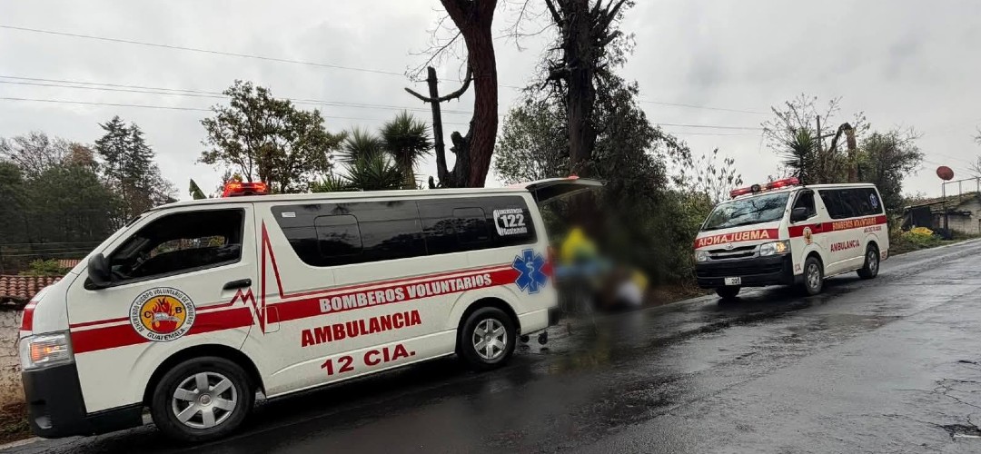 Dos heridos tras accidente de tránsito en Quiché