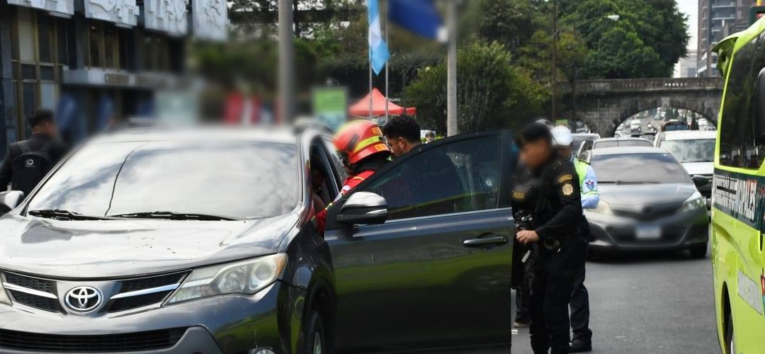 Intento de asalto deja a conductor herido en zona 1
