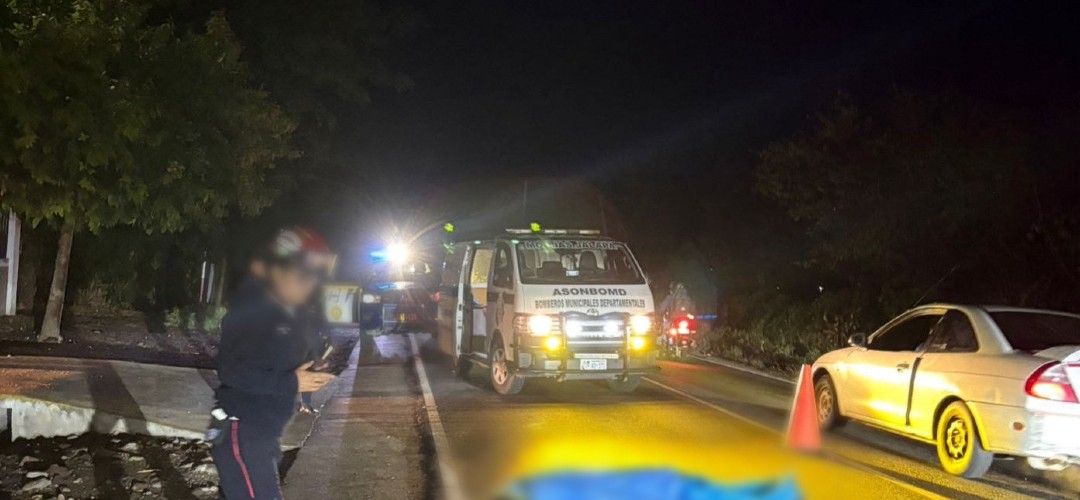 Una persona muere tras ser atropellada en Jalapa