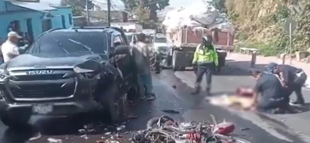 Fatal percance en Bárcenas, Villa Nueva, deja dos muertos