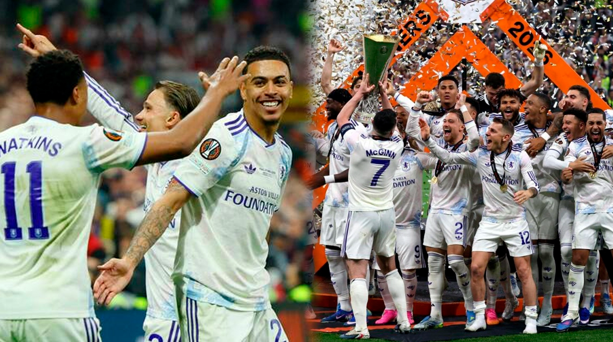 Aston Villa golea al Friburgo y es campeón de la Europa League