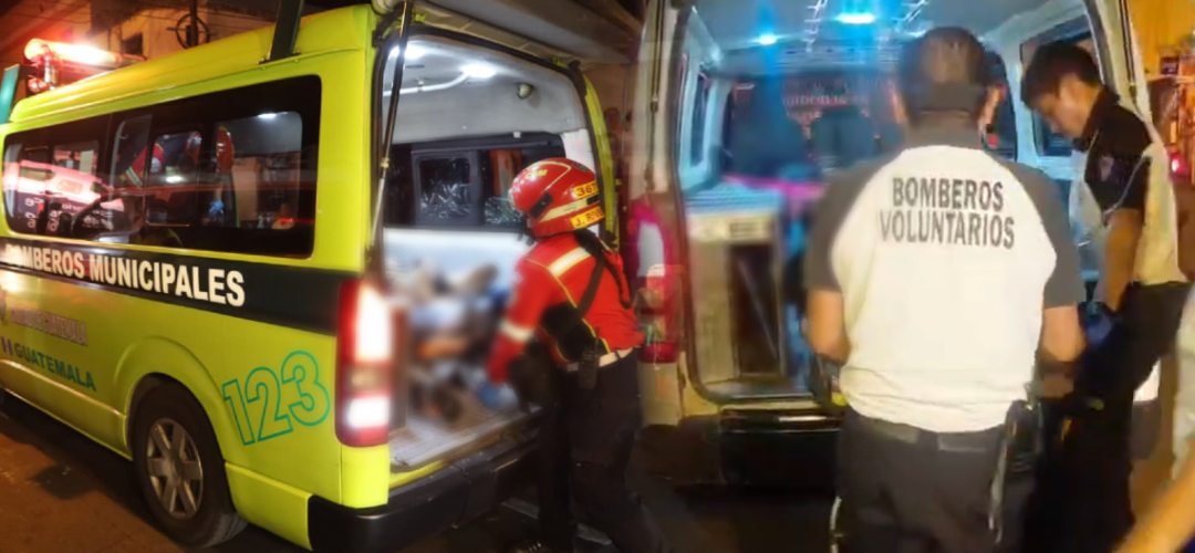 Balacera en zona 6 dejó cuatro heridos, entre ellos menores de edad
