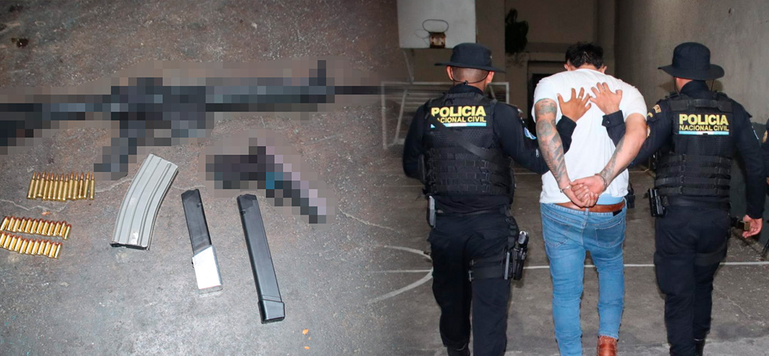 Hombre portaba carabina ilegalmente y tenía orden de captura