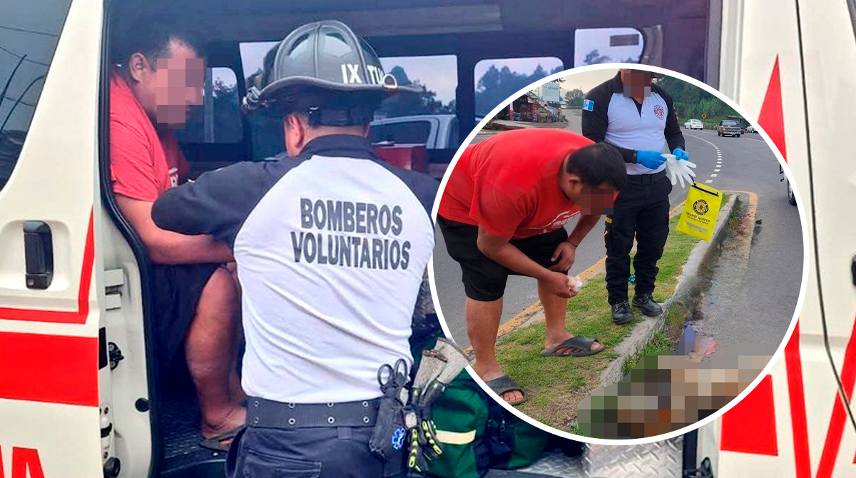 Conductor sufre lesión al ayudar a perrito atropellado en ruta Interamericana