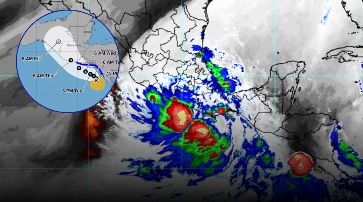 CONRED declara alerta anaranjada por tormenta tropical “Cristina”