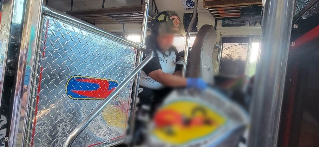 Disparan contra un autobús en la aldea El Durazno, Chinautla