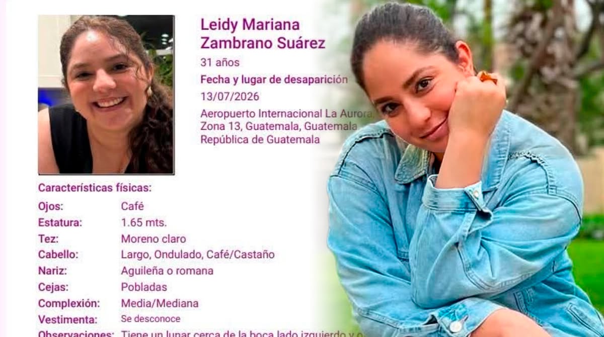 Colombiana desaparecida en aeropuerto, mientras participaba en un programa de voluntariado