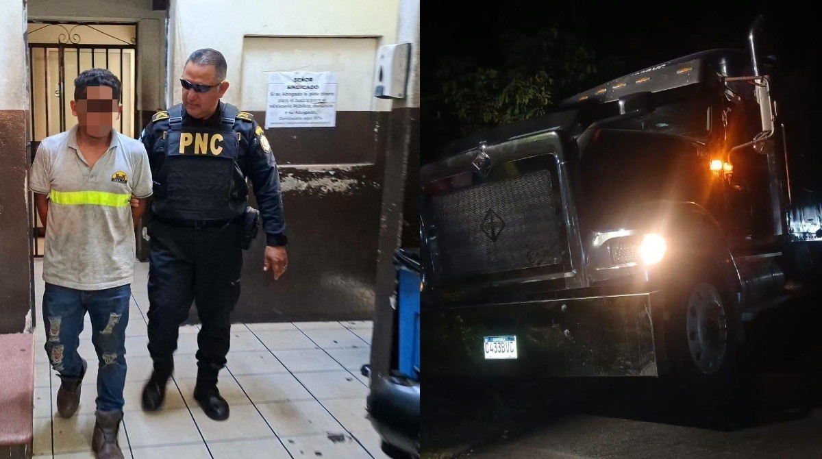 Capturado con cabezal y plataforma con reporte de robo