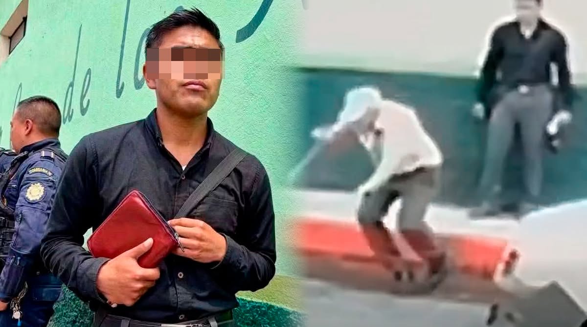 Captan a predicador agrediendo a un adulto mayor en San Lucas Sacatepéquez