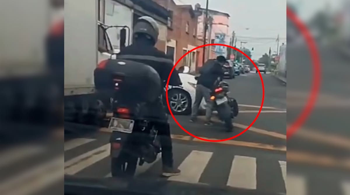Colisión entre vehículo y motociclista se registra en la zona 8
