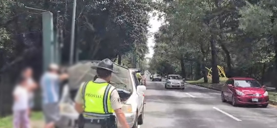 Precuación: Vehículo con fallas mecánicas en ruta Interamericana