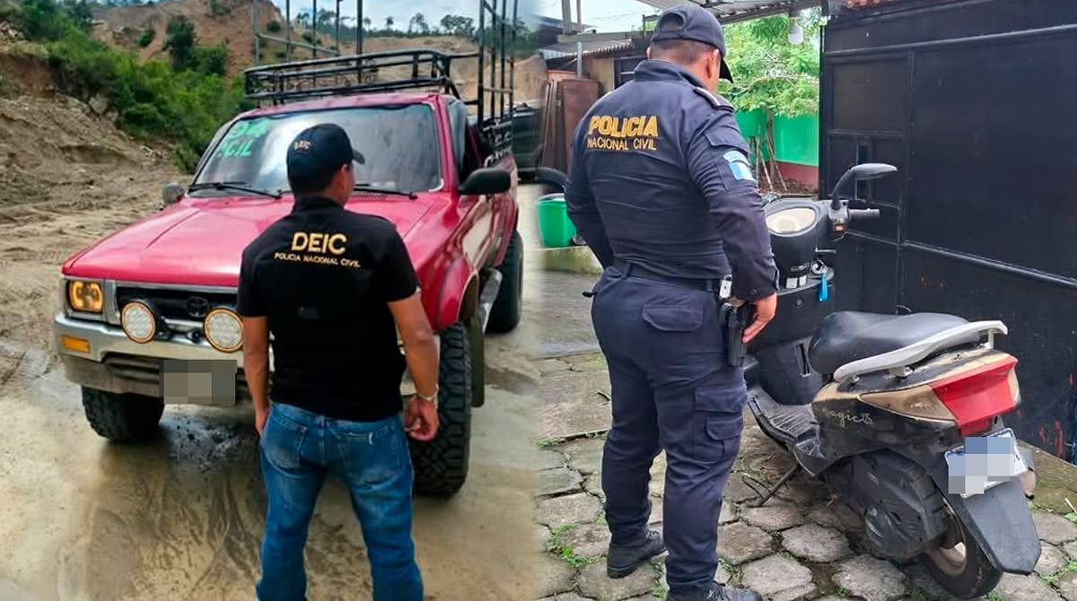 Encuentran droga oculta en motocicleta y recuperan vehículo hurtado
