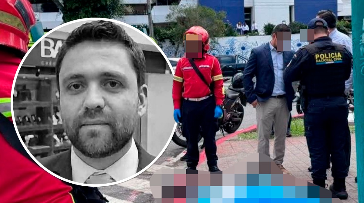 Trabajador bancario muere baleado tras discusión entre conductores en zona 4