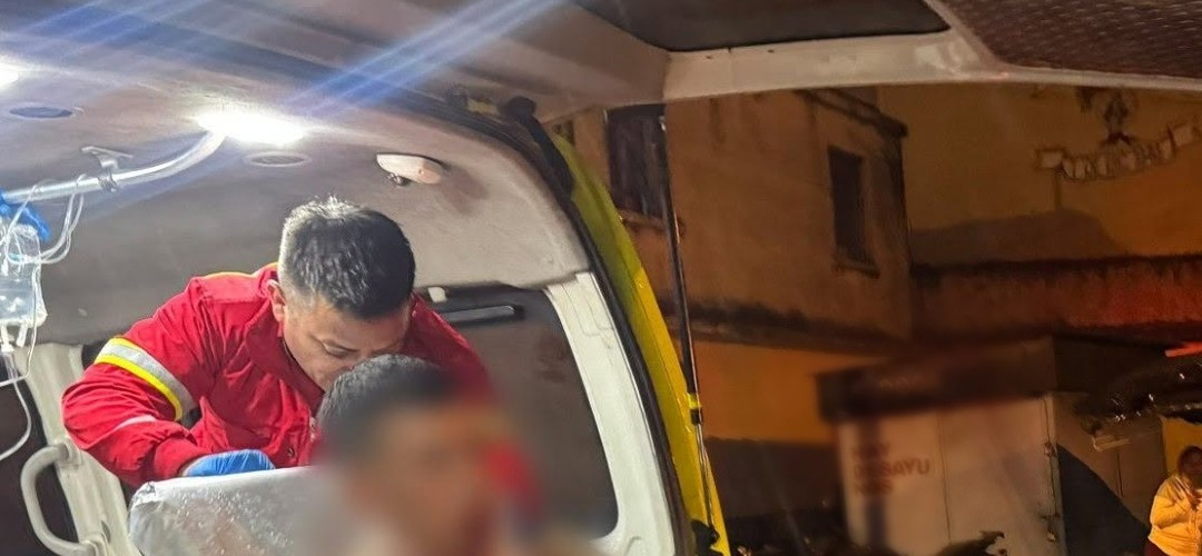 Guardia de seguridad sufre ataque con arma blanca en zona 1
