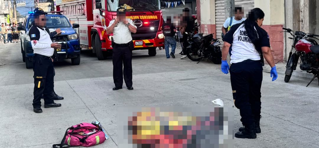 Identifican a hombre fallecido tras ataque armado en la zona 1 de San José Pinula
