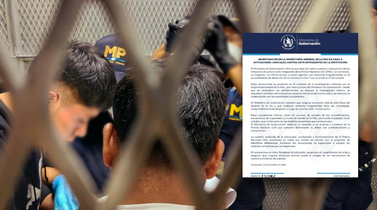 ¿Qué pasó con los policías que detuvieron a los hermanos Choc Toz? Gobernación confirma medidas judiciales