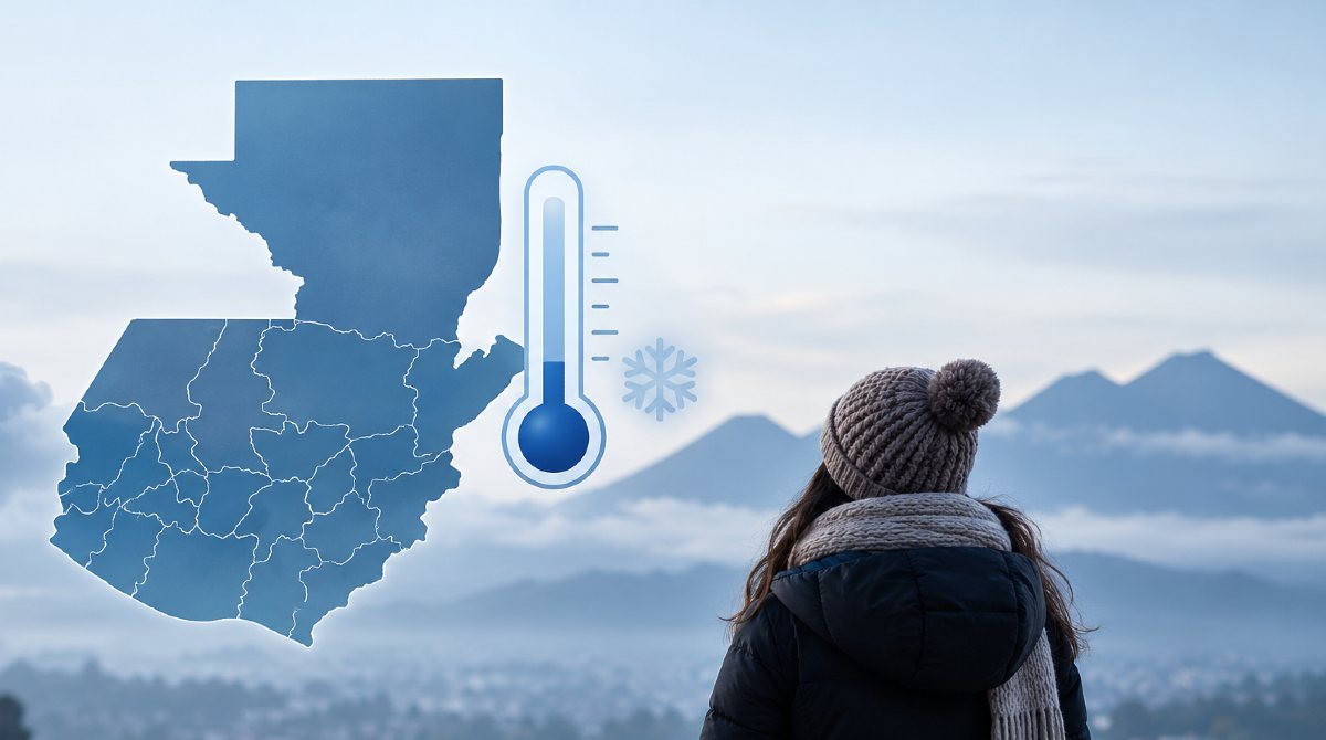 Temporada de frío 2026-2027 en Guatemala: cuántos frentes fríos llegarán cada mes y qué regiones afectarán